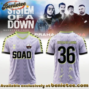 System of a Down Europe UK Stadium Tour Signed Jersey [Drop 21]
