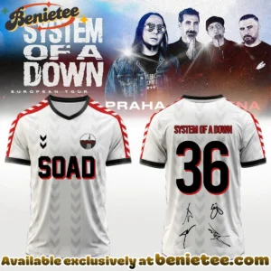 System of a Down Europe UK Stadium Tour Signed Jersey - Part 6
