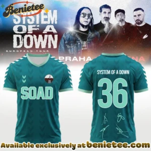System of a Down Europe UK Stadium Tour Signed Jersey - Series 27