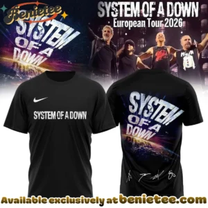 System of a Down Europe UK Stadium Tour Signed Shirt & Hoodie - Variant 18