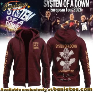 System of a Down Europe UK Stadium Tour Signed T-Shirt & Hoodie [Batch 10]