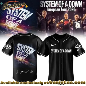 System of a Down Signed Jersey (Design 1)