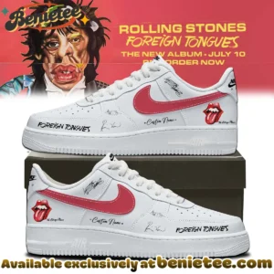 The Rolling Stones Foreign Tongues Album Custom Air Force 1 & Jordan 1 Shoes (Release 5)