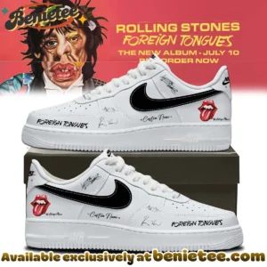 The Rolling Stones Foreign Tongues Album Custom Air Force 1 & Jordan 1 Shoes (Release 6)
