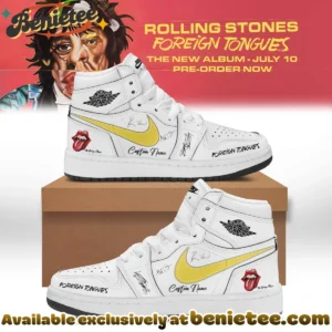 The Rolling Stones Foreign Tongues Album Custom Air Force 1 & Jordan 1 Shoes - Variant 2