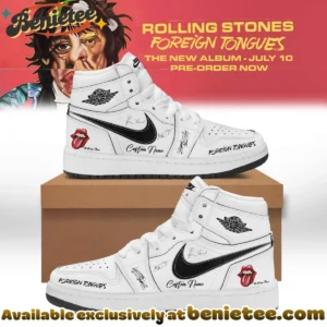 The Rolling Stones Foreign Tongues Album Custom Air Force 1 & Jordan 1 Shoes - Variant 7