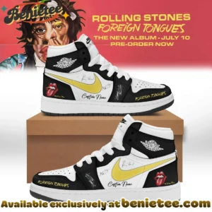 The Rolling Stones Foreign Tongues Custom Air Force 1 & Jordan 1 Shoes (Style 17)