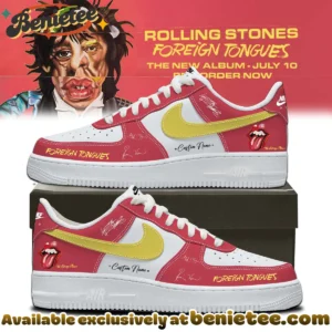 The Rolling Stones Foreign Tongues Custom Air Force 1 & Jordan 1 Shoes (Style 5)