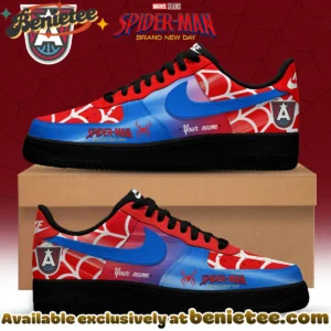 WNBA x SpiderMan Brand New Day Custom Air Force 1 & Jordan 1 Shoes (Style 1)