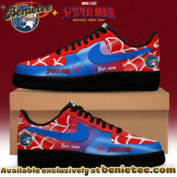 WNBA x SpiderMan Brand New Day Custom Air Force 1 & Jordan 1 Shoes (Style 1)
