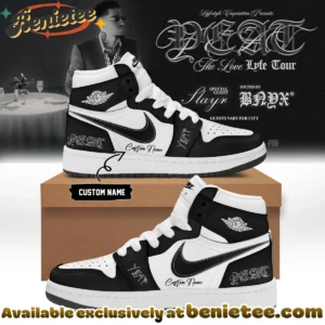 YEAT LOVELYFE Tour Signed Custom Air Force 1 & Jordan 1 Shoes (Design 18)