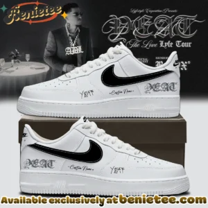 YEAT LOVELYFE Tour Signed Custom Air Force 1 & Jordan 1 Shoes (Design 20)