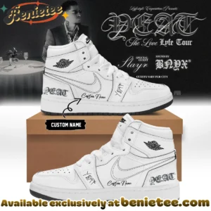 YEAT LOVELYFE Tour Signed Custom Air Force 1 & Jordan 1 Shoes (Release 22)
